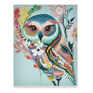 [골드스마일]십자수 무지개부엉이 어린이보석십자수 보석자수 보석비즈십자수