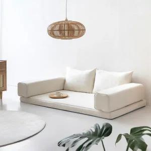 /마전동상회 좌식쇼파 패브릭 소파베드 등받이 쇼파 커버분리