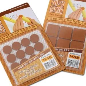쿠션패드 다리 의자 바닥보호매트 스크래치방지 층간소음 투명 바닥긁힘방지