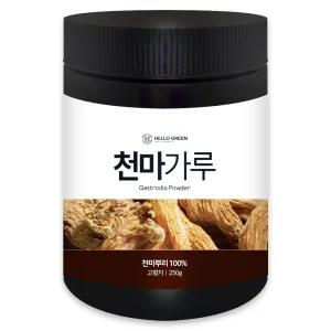 헬로우그린 국산 프리미엄 무주 천마분말 250g(통) 가루