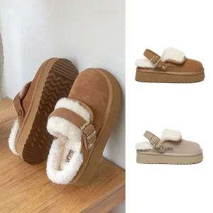 에버어그 디스케트 텐리 플랫폼 키높이 밴딩 호주양털 UGG 샌들 어그슬리퍼