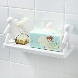 플라스틱 실내 인테리어 미드센추리 일자선반 틈새수납장 무타공 화장실수납장