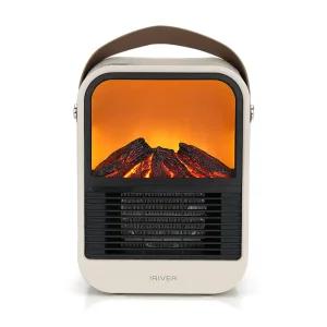 아이리버 ISP-H10 PTC 세라믹히터 저소음 무드등 불멍 미니 온풍기