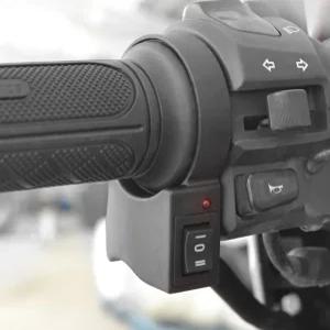 MW글로벌 오토바이 스쿠터 열선 핸들 그립 방한용품 2단 (블랙신형)