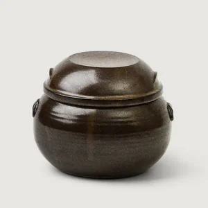 소금 단지 전통 항아리 장독대 미니 장독 옹기 집들이선물 인테리어 다용도 양념통 도자기 주방 풍수