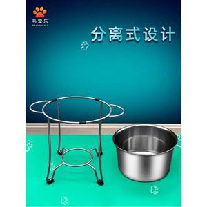 스텐 대형견 개밥 물그릇 애완견 리트리버 사료그릇 손잡이