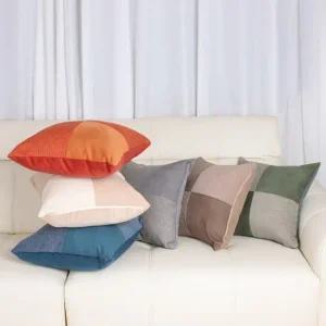 빅무드 투톤패치 인테리어 소파쿠션 쿠션커버