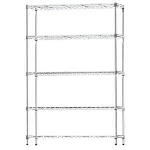 메탈포스 25파이 5단 철제선반 1200X450X1800