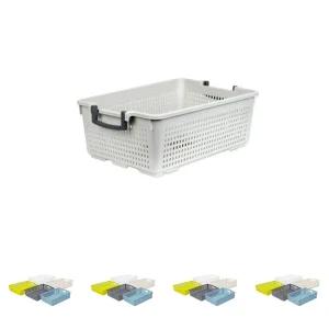 문일)손잡이바스켓(대)/바구니/인테리어/정리용/회사/정리함/서류/교재용/준비물/선반/소품/수납/과학실