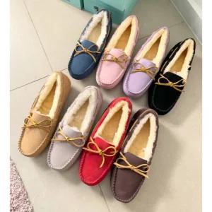 [정품] 호주 DK 여성 겨울 어그모카신 드라이빙슈즈 양털로퍼