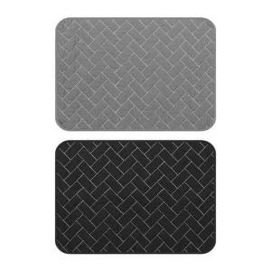 헤링본퀼트 면발매트 부엌 싱크대발판 욕실러그 미니