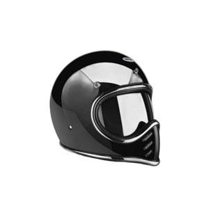 AMZ 풀페이스 헬멧 클래식 유리 남성 모던 오토바이 빈티지 경량