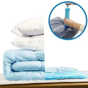 이불 압축 펌프 휴대용 여행용 진공 압축 팩 핸드 펌프 보관 공간 정리 절약 캠핑 옷장 공기 미니