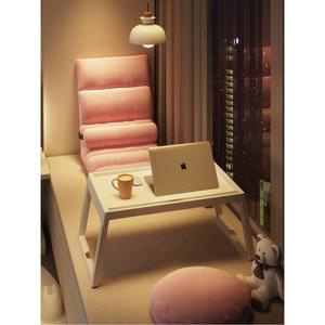 침대 작은 공부 테이블 노트북 세트 좌식의자