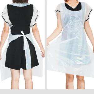 일회용 비닐앞치마 김장 방수가운 공방용 주방용 청소용 80cm x 120cm 10매 세아커머스