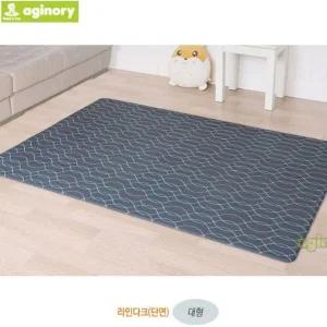 대형 라인다크 디자인홈매트 아기노리 단면 놀이매트 놀이방 홈매트