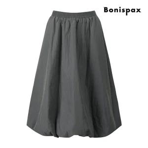 보니스팍스 볼륨 벌룬 패딩 스커트 (XPASK003M0) 여지 치마 여자바지