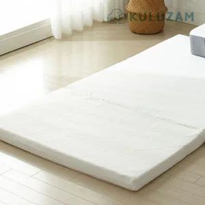 [오너클랜]쿠르잠 폼에어 접이식 토퍼 매트리스(MS) 쿨링화이트/