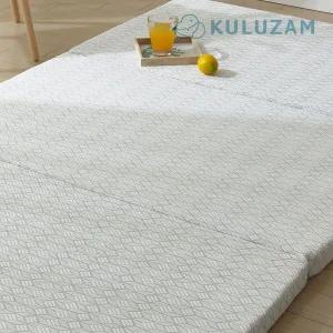 [오너클랜]쿠르잠 폼에어 접이식 토퍼 매트리스(Q) 쿨링그레이/