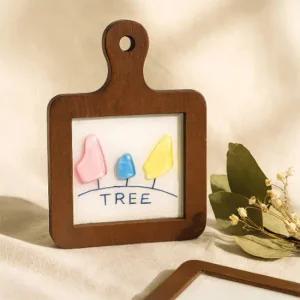 바다유리 석고 우드 티코스터 키트 인테리어소품 만들기세트