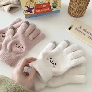 엔비 심쿵 터치 장갑 스마트폰 핸드폰 터치 장갑  겨울 수족냉증 남녀공용 니트