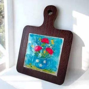 땡큐 석고 우드 티코스터 키트 인테리어소품 만들기세트