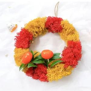 가을 풍경 리스 스칸디아모스 인테리어소품 만들기세트