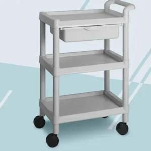 고품질 트롤리 이동식 카트 주방 3단 서빙 식당 서랍 주방트레이 ...