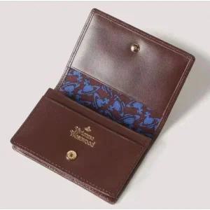 미국 비비안 웨스트우드 지갑 폴딩 다중 카드 포켓 브라운 새 제품 317469631179