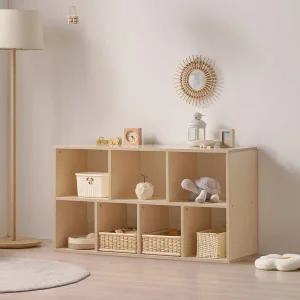 CP125 다용도 일곱칸 오픈 책장 1200 2colors