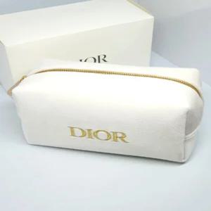 디올뷰티벨벳 골드로고 사각수납파우치 / 디올쇼핑백