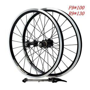 보조바퀴 접이식 휠 406 림 V 휠셋 20 브레이크 산악 인치 사이클 130mm 22 QR 100mm 20h 클린처 인치 부품 24h 451 9mm