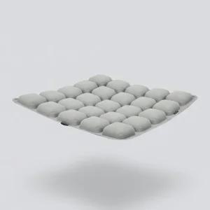 선일 무펌프 에어방석 25셀 그레이(41cm X 41cm X 3.5cm) 무하중 사각방석 차량 사무실 에어셀 쿠션
