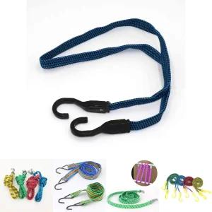 고리형 납작 탄력 고리줄바 1M/로프 탄력바 자전거 밧줄 고무끈 카트 고리 짐받이 고정 고리바 고리줄