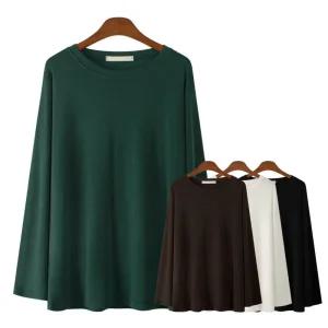 에스티아 1474 기모 라운드 티셔츠 빅사이즈