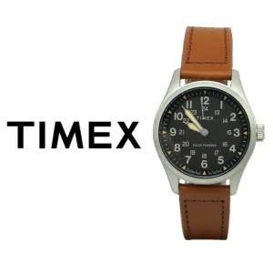 타이맥스 익스페디션 솔라 가죽 손목시계 TW2V00200