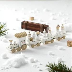 ( )리빙휴 원목 크리스마스인테리어 미니어쳐기차