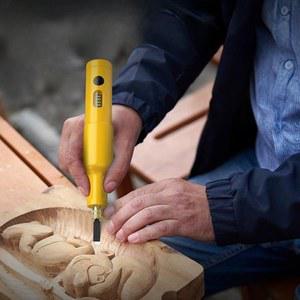 전기조각도 목공예공구 전동조각칼 충전용 12개 미니 세트 C타입 조각기 5날