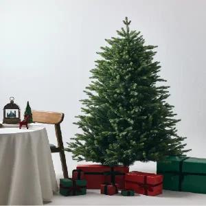 (옵션 트리 단품)고급형 트리 호텔 크리스마스 PVC 대형 인조 원터치 PE트리 1.8m
