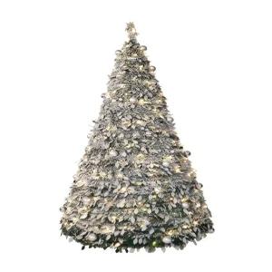 크리스마스 일체형트리 원터치트리 대형 일체형 접이식 바닥 사이즈 업다운캐슬트리 전구 나무