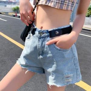 버클없는 탈부착 편한 조임없는 프리사이즈 밴딩 벨트 원피스 남성 자동 여자 정장 끈 허리띠 버클