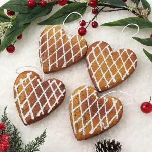 오너먼트 쿠키마을 트리 4p세트(하트브레드)