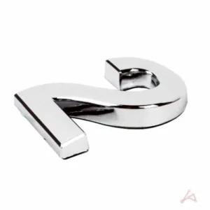 이니셜숫자 방호수 모텔호수번호 2 은색