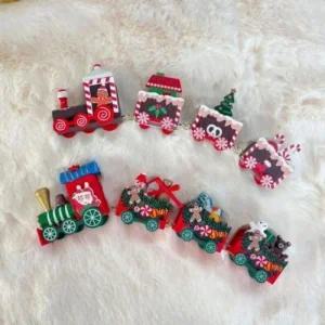 인테리어 박스 크리스마스 겨울 소품 인테리어 장식 장식 크리스마스 기차 미니어처