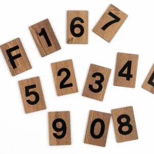 나무문자 층수 숫자이니셜 표시용 호실번호판