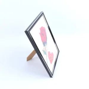 아크릴 액자 블랙크롬 A4 스탠드