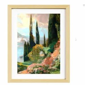 액자(블랙) A4 사업자액자 상장 학위증액자