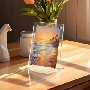 A4 포토테이블액자 셀링온 미니액자 아크릴사진액자 결혼식포토테이블 웨딩포토테이블