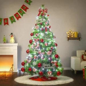 완제품 풀세트 210cm 솔잎 트리 롤리팝 해피 눈꽃