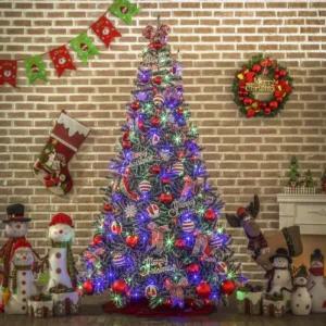 트리 중급 눈꽃 풀세트 해피 완제품 270cm 롤리팝